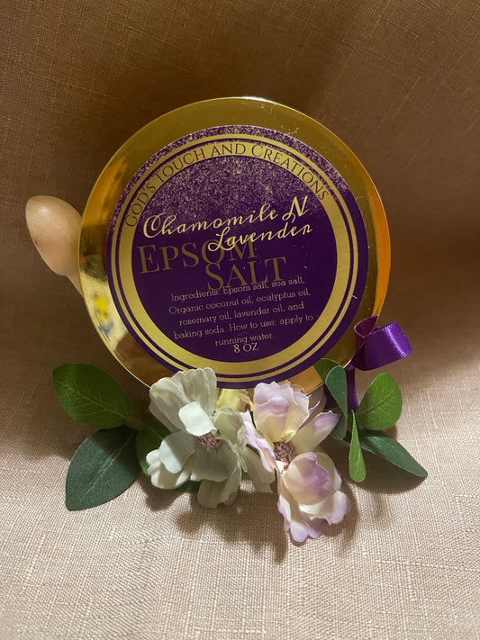 Chamomile and Lavender Epsom Salt