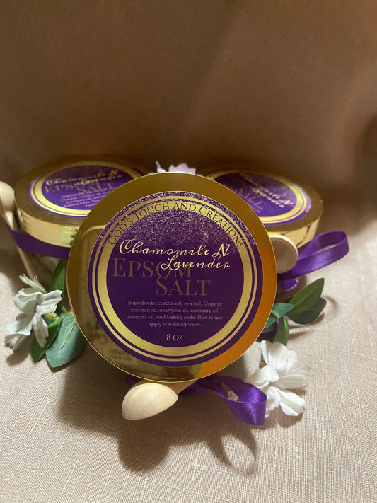 Chamomile and Lavender Epsom Salt