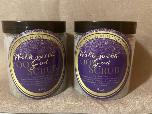 Walk with God Foot Scrub